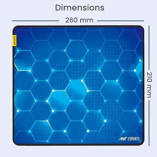 Ant Esports Hexa Gaming Mouse Pad (Blue) - ₹130