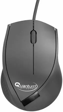 Quantum USB Wired Mouse, 1200 DPI Optical Sensor, Plug & Play ₹200